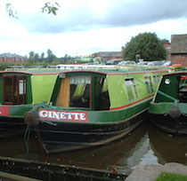 The Ginger3a canal boat