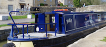 The S-May canal boat