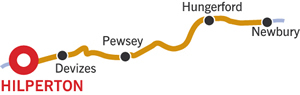The Newbury And Return From Hilperton.php cruising route map